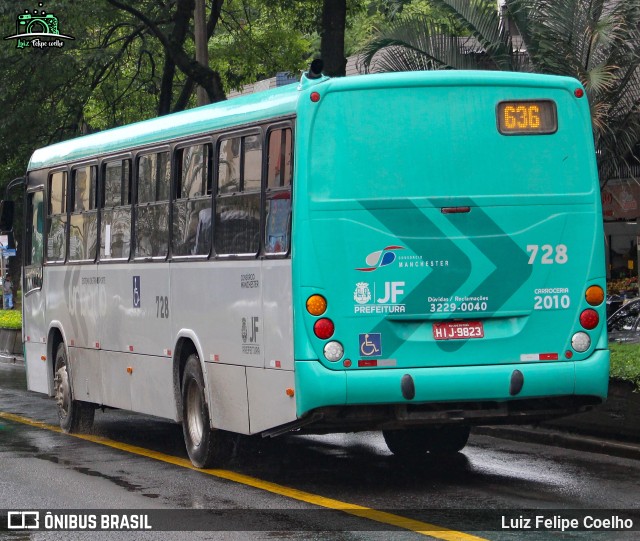 TUSMIL - Transporte Urbano São Miguel 728 na cidade de Juiz de Fora, Minas Gerais, Brasil, por Luiz Felipe Coelho. ID da foto: 9477724.