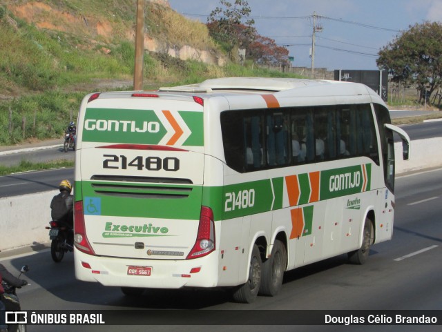 Empresa Gontijo de Transportes 21480 na cidade de Belo Horizonte, Minas Gerais, Brasil, por Douglas Célio Brandao. Número da foto: #9482940.