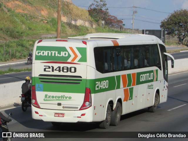 Empresa Gontijo de Transportes 21480 na cidade de Belo Horizonte, Minas Gerais, Brasil, por Douglas Célio Brandao. ID da foto: 9482940.