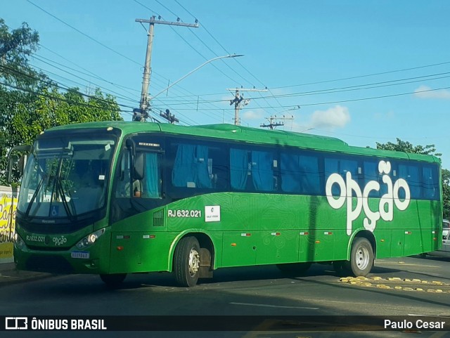 Opção Fretamento e Turismo RJ 632.021 na cidade de Itabira, Minas Gerais, Brasil, por Paulo Cesar. Número da foto: #9483450.