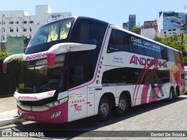 Empresa de Transportes Andorinha 7402 na cidade de Aparecida, São Paulo, Brasil, por Daniel De Souza. Número da foto: #9481181.