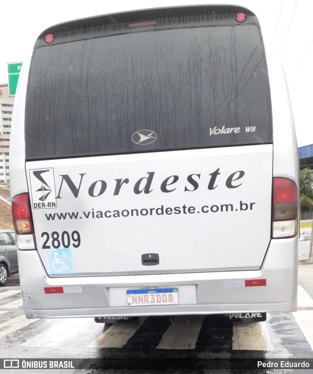 Viação Nordeste 2809 na cidade de Natal, Rio Grande do Norte, Brasil, por Pedro Eduardo. Número da foto: #9481025.