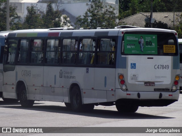 Viação Redentor C47849 na cidade de Rio de Janeiro, Rio de Janeiro, Brasil, por Jorge Gonçalves. Número da foto: #9482079.