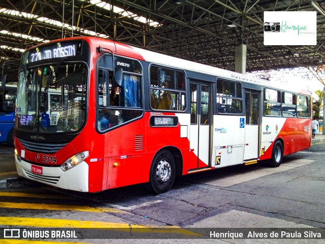 Expresso CampiBus 2314 na cidade de Campinas, São Paulo, Brasil, por Henrique Alves de Paula Silva. Número da foto: #9480613.