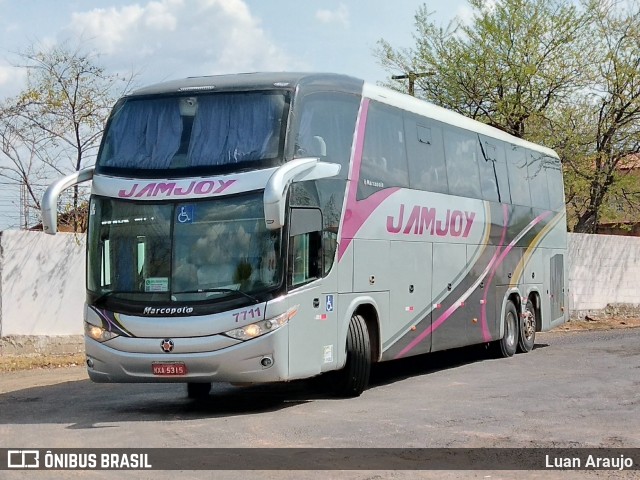 Viação Jam Joy 7711 na cidade de Teresina, Piauí, Brasil, por Luan Araujo. Número da foto: #9481306.