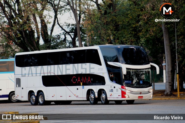 Auto Viação Catarinense 3720 na cidade de São Paulo, São Paulo, Brasil, por Ricardo Vieira. ID da foto: 9480626.