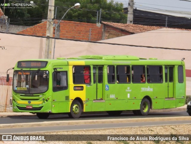 Transcol Transportes Coletivos 04444 na cidade de Teresina, Piauí, Brasil, por Francisco de Assis Rodrigues da Silva. Número da foto: #9483625.