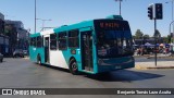 Metbus 879 na cidade de Maipú, Santiago, Metropolitana de Santiago, Chile, por Benjamín Tomás Lazo Acuña. ID da foto: :id.