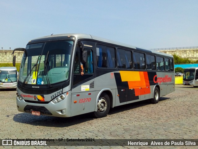 Transportes Capellini 13270 na cidade de Valinhos, São Paulo, Brasil, por Henrique Alves de Paula Silva. ID da foto: 9430153.