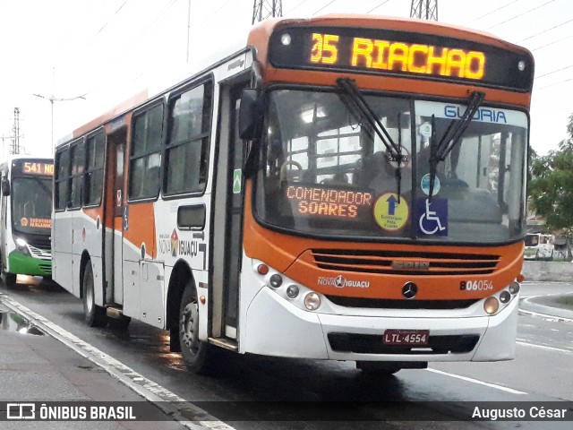 Expresso Nossa Senhora da Glória B06054 na cidade de Nova Iguaçu, Rio de Janeiro, Brasil, por Augusto César. Número da foto: #9430445.