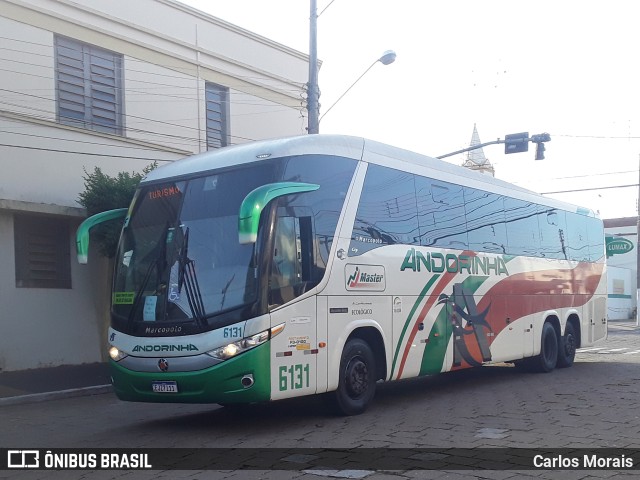 Empresa de Transportes Andorinha 6131 na cidade de Presidente Venceslau, São Paulo, Brasil, por Carlos Morais. ID da foto: 9429911.