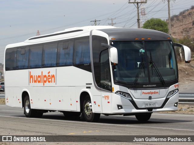 Buses Hualpén 919 na cidade de Tiltil, Chacabuco, Metropolitana de Santiago, Chile, por Juan Guillermo Pacheco S.. ID da foto: 9430627.