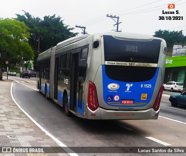 Viação Grajaú S.A. 6 1525 na cidade de São Paulo, São Paulo, Brasil, por Lucas Santos da Silva. Número da foto: #9430179.