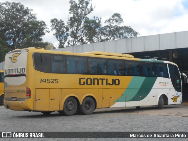 Empresa Gontijo de Transportes 14525 na cidade de Perdões, Minas Gerais, Brasil, por Marcos de Alcantara Pinto. ID da foto: 9429913.