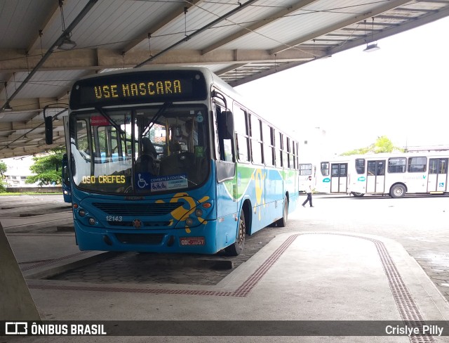 Viação Praia Sol 12143 na cidade de Vila Velha, Espírito Santo, Brasil, por Crislye Pilly. Número da foto: #9428853.