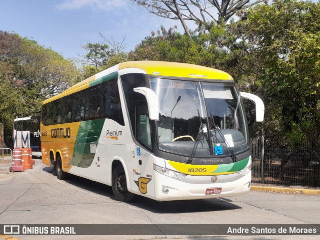 Empresa Gontijo de Transportes 18205 na cidade de São Paulo, São Paulo, Brasil, por Andre Santos de Moraes. Número da foto: #9429793.