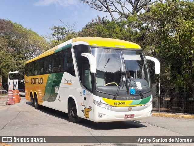 Empresa Gontijo de Transportes 18205 na cidade de São Paulo, São Paulo, Brasil, por Andre Santos de Moraes. ID da foto: 9429793.