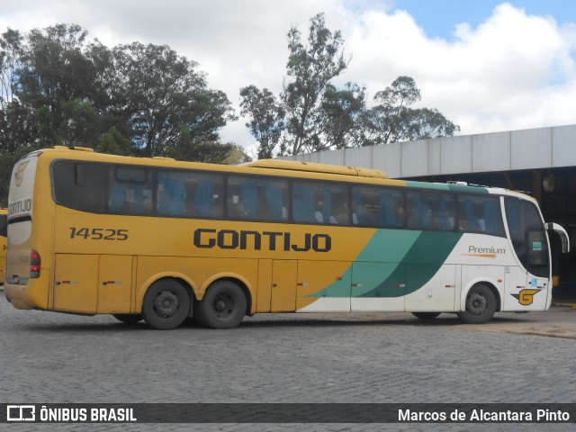 Empresa Gontijo de Transportes 14525 na cidade de Perdões, Minas Gerais, Brasil, por Marcos de Alcantara Pinto. ID da foto: 9429924.