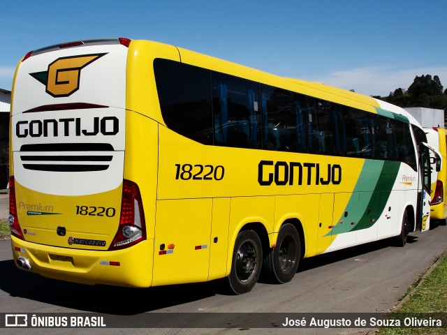 Empresa Gontijo de Transportes 18220 na cidade de Caxias do Sul, Rio Grande do Sul, Brasil, por José Augusto de Souza Oliveira. Número da foto: #9428325.