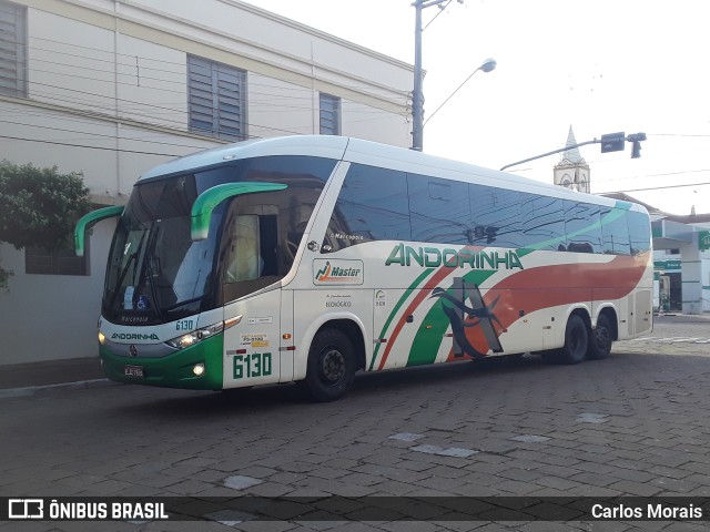 Empresa de Transportes Andorinha 6130 na cidade de Presidente Venceslau, São Paulo, Brasil, por Carlos Morais. ID da foto: 9429892.