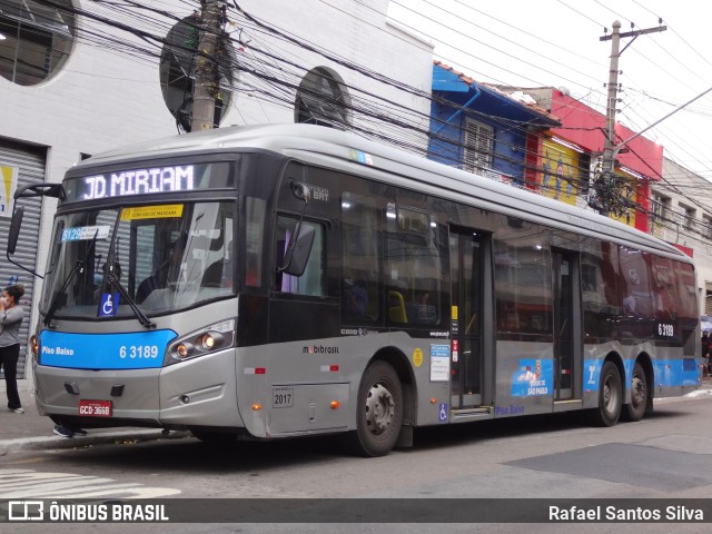 Viação Paratodos > São Jorge > Metropolitana São Paulo > Mobibrasil 6 3189 na cidade de São Paulo, São Paulo, Brasil, por Rafael Santos Silva. Número da foto: #9427715.
