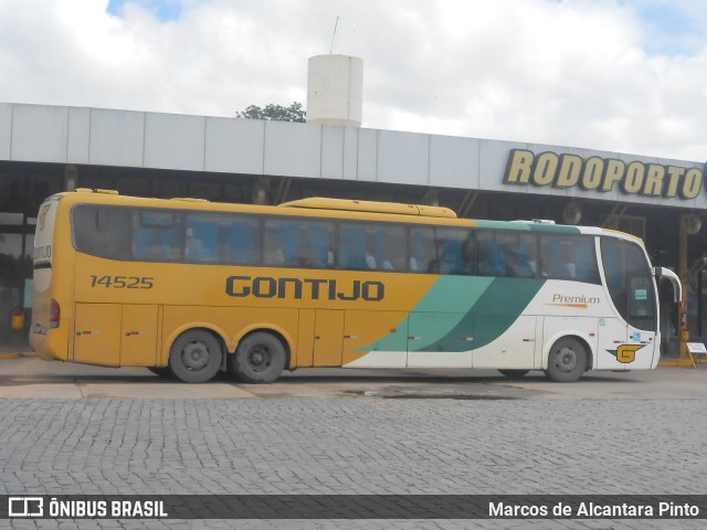 Empresa Gontijo de Transportes 14525 na cidade de Perdões, Minas Gerais, Brasil, por Marcos de Alcantara Pinto. ID da foto: 9429937.