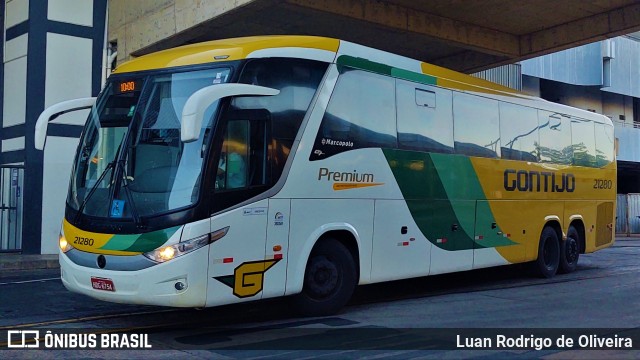 Empresa Gontijo de Transportes 21280 na cidade de São José do Rio Preto, São Paulo, Brasil, por Luan Rodrigo de Oliveira. Número da foto: #9429623.