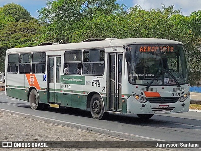 Auto Viação Veleiro 018 na cidade de Maceió, Alagoas, Brasil, por Jamysson Santana. Número da foto: #9483756.