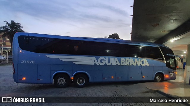 Viação Águia Branca 27570 na cidade de Governador Valadares, Minas Gerais, Brasil, por Marcelo Henrique. ID da foto: 9483951.