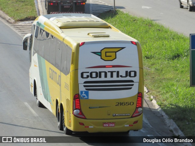 Empresa Gontijo de Transportes 21650 na cidade de Belo Horizonte, Minas Gerais, Brasil, por Douglas Célio Brandao. ID da foto: 9486121.