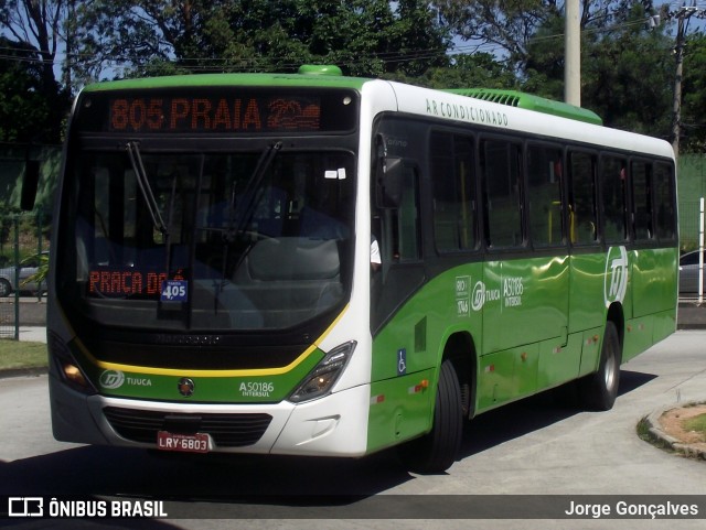 Tijuquinha - Auto Viação Tijuca A50186 na cidade de Rio de Janeiro, Rio de Janeiro, Brasil, por Jorge Gonçalves. ID da foto: 9484429.