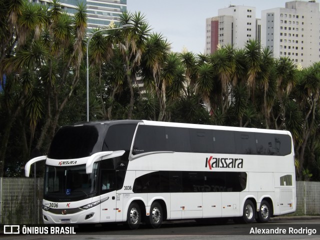 Kaissara - Viação Caiçara 3036 na cidade de Curitiba, Paraná, Brasil, por Alexandre Rodrigo. ID da foto: 9485841.