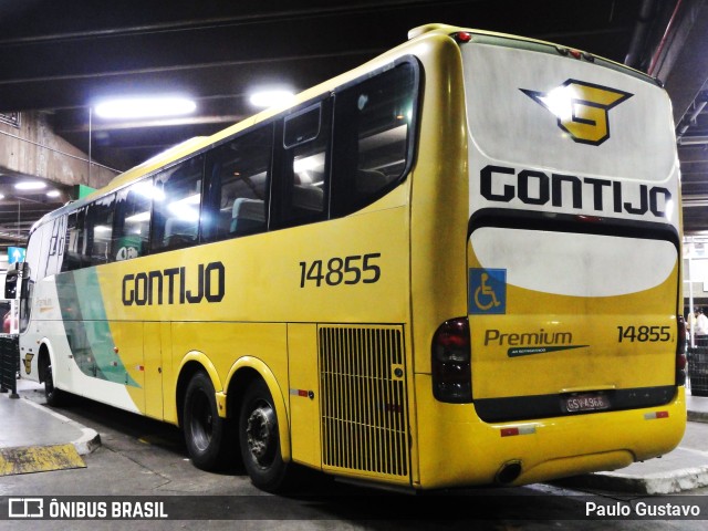 Empresa Gontijo de Transportes 14855 na cidade de São Paulo, São Paulo, Brasil, por Paulo Gustavo. ID da foto: 9484982.