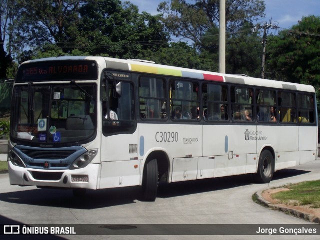 Transportes Futuro C30290 na cidade de Rio de Janeiro, Rio de Janeiro, Brasil, por Jorge Gonçalves. Número da foto: #9484431.