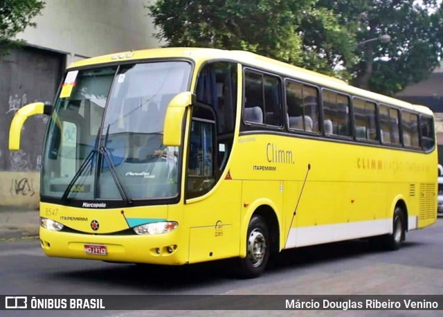 Viação Itapemirim 8547 na cidade de Rio de Janeiro, Rio de Janeiro, Brasil, por Márcio Douglas Ribeiro Venino. ID da foto: 9484155.