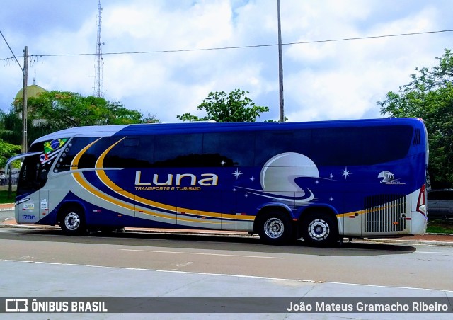Luna Transporte e Turismo 1700 na cidade de Trindade, Goiás, Brasil, por João Mateus Gramacho Ribeiro. Número da foto: #9484259.