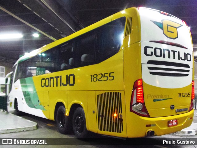 Empresa Gontijo de Transportes 18255 na cidade de São Paulo, São Paulo, Brasil, por Paulo Gustavo. ID da foto: 9484925.