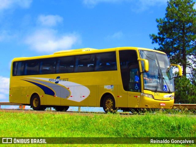 Transportes Coletivos Pérola do Oeste 5741 na cidade de Guarapuava, Paraná, Brasil, por Reinaldo Gonçalves. Número da foto: #9488308.