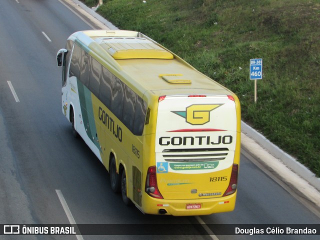 Empresa Gontijo de Transportes 18115 na cidade de Belo Horizonte, Minas Gerais, Brasil, por Douglas Célio Brandao. ID da foto: 9489203.