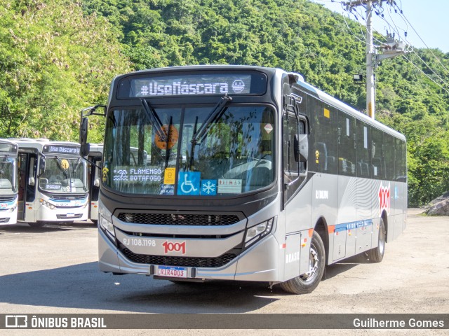 Auto Viação 1001 RJ 108.1198 na cidade de Niterói, Rio de Janeiro, Brasil, por Guilherme Gomes. ID da foto: 9488374.