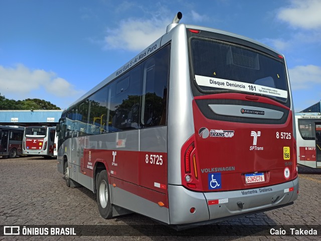 Auto Viação Transcap 8 5725 na cidade de São Paulo, São Paulo, Brasil, por Caio  Takeda. ID da foto: 9487274.