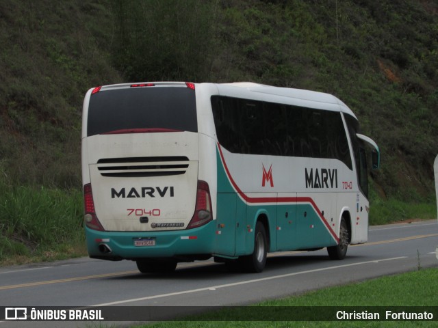 Marvi Fretamento e Turismo 7040 na cidade de Coimbra, Minas Gerais, Brasil, por Christian  Fortunato. Número da foto: #9489412.