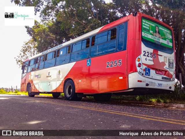 Expresso CampiBus 2255 na cidade de Campinas, São Paulo, Brasil, por Henrique Alves de Paula Silva. ID da foto: 9488587.