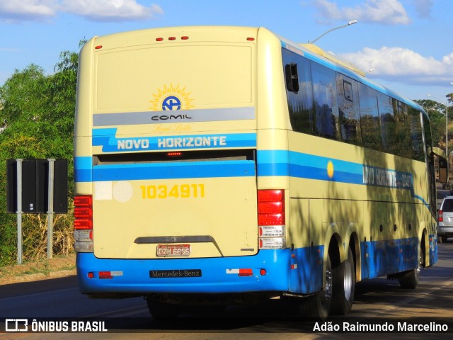 Viação Novo Horizonte 1034911 na cidade de Paracatu, Minas Gerais, Brasil, por Adão Raimundo Marcelino. Número da foto: #9488070.