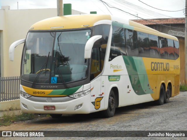 Empresa Gontijo de Transportes 18405 na cidade de Araçuaí, Minas Gerais, Brasil, por Juninho Nogueira. ID da foto: 9488514.