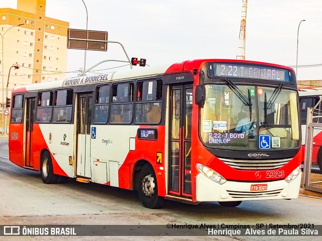 Expresso CampiBus 2323 na cidade de Campinas, São Paulo, Brasil, por Henrique Alves de Paula Silva. ID da foto: 9488441.