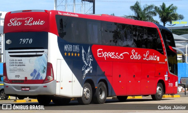 Expresso São Luiz 7970 na cidade de Goiânia, Goiás, Brasil, por Carlos Júnior. Número da foto: #9488314.