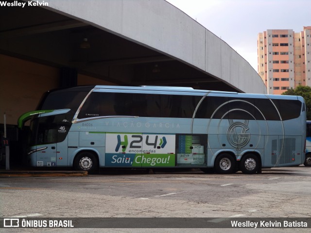 Viação Garcia 84026 na cidade de Sorocaba, São Paulo, Brasil, por Weslley Kelvin Batista. ID da foto: 9491171.