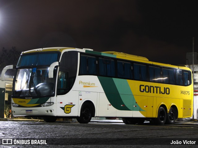 Empresa Gontijo de Transportes 14875 na cidade de Feira de Santana, Bahia, Brasil, por João Victor. ID da foto: 9491612.