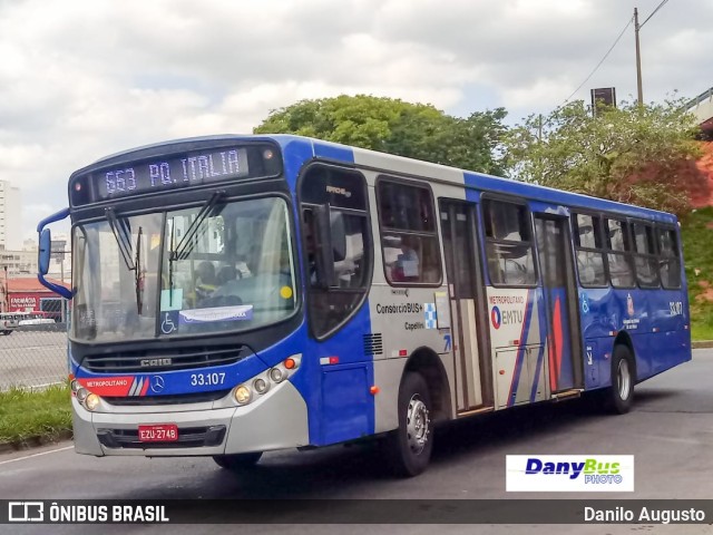 Transportes Capellini 33.107 na cidade de Campinas, São Paulo, Brasil, por Danilo Augusto. ID da foto: 9489879.